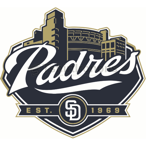 San Diego Padres T-shirts Iron On Transfers N1877 - Click Image to Close